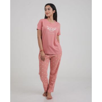 Cotton Nightsuit B.Pink
