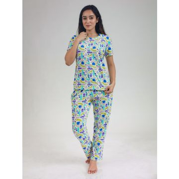 Cotton Nightsuit Cream