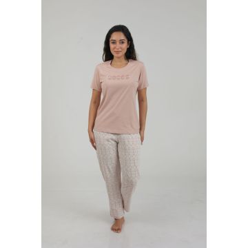 Cotton Nightsuit Peach