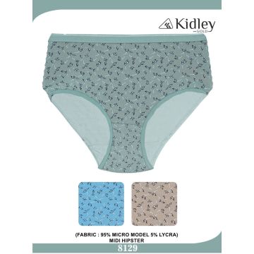 Women Hipster Micro-Modal Lycra Midi Panties (8129)