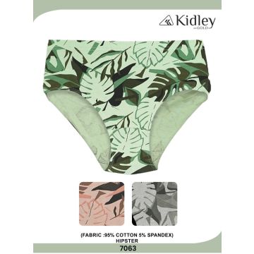 Women Hipster Cotton Spandex Panties (7063)