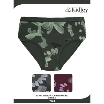 Women Hipster Cotton Spandex Panties (7124)