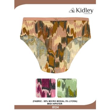 Women Hipster Micro-Modal Lycra Midi Panties (8124)