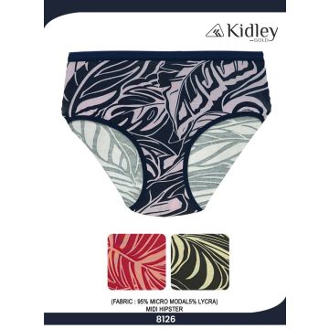 Women Hipster Micro-Modal Lycra Midi Panties (8126)