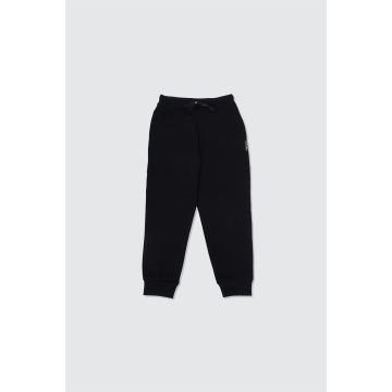 Boys cotton joggers black
