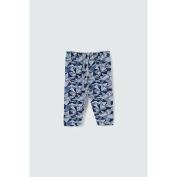 All over printed capri blue