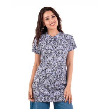 Cotton kurti for women blue