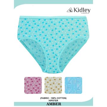 Women Hipster Cotton Amber Light Panties 