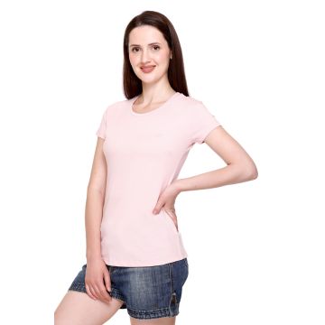 Bamboo Cotton women top Light pink