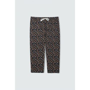 Coloured Capris Navy