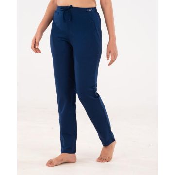 Stay Cool and Comfy with Our Blue Modal Fabric Lower