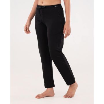 Classic Black Modal Fabric Lower with Elastic Waistband