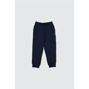 Kids cotton jogger teal blue