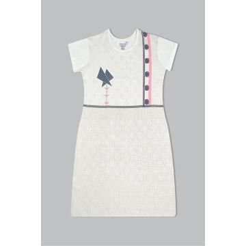 long kurti white