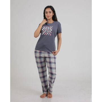 Cotton Nightsuit Purple