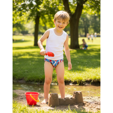 SoftHug Cotton Briefs for Boys – ColourQuest Prints, Pack of 3