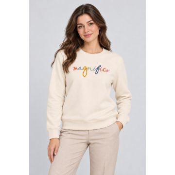 Cream embroidery