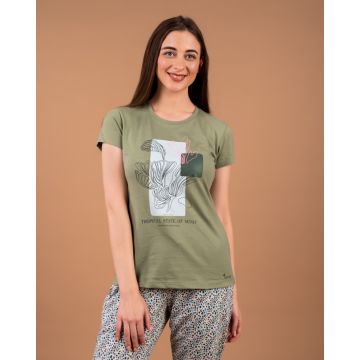 Cotton women floral nightsuit