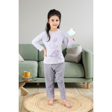 Lavender girl night suit