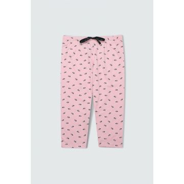 Coloured Capris Light Pink