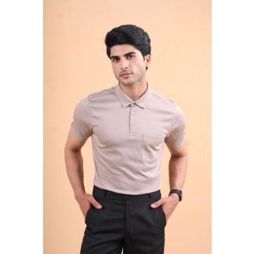 Mercerised Polo Sepia Rose