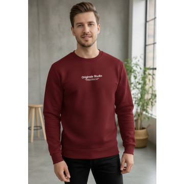 Men's Crewneck Sweatshirt with "ORIGINALS STUDIO" Logo