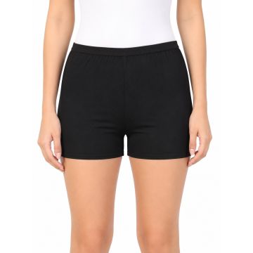 Kidley Women’s Cotton Boy-Leg Shorty – Black, Pack of 3