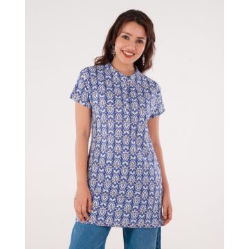 Cotton kurti for women sky